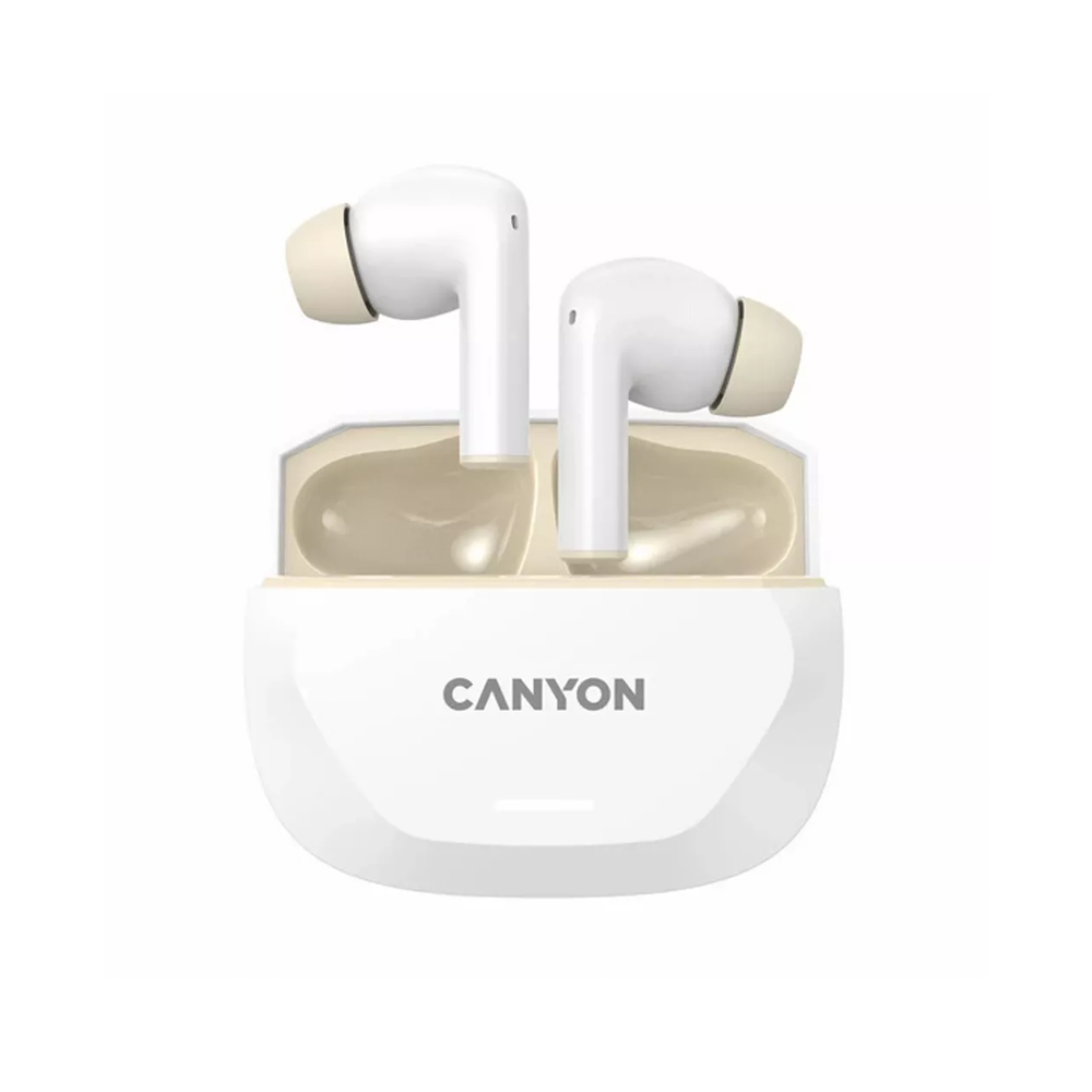 Canyon Hexagon 7 Headset TWS White Beige