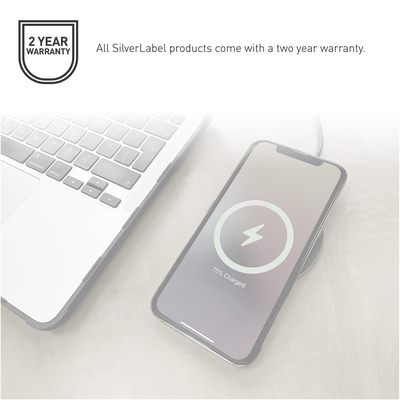SilverLabel 1m USB-C to Lighting Cable Black 
