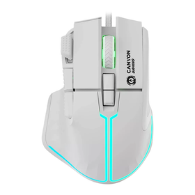 Canyon Mouse Fortnax RGB 9 Buttons Wired GM-636 White