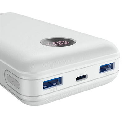 Canyon Power Bank Pb-2002 Led 20000 Mah Pd 20W Qc 3.0 White