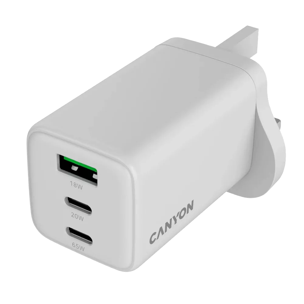 Canyon Charger CU65ACC GaN 65W UK White