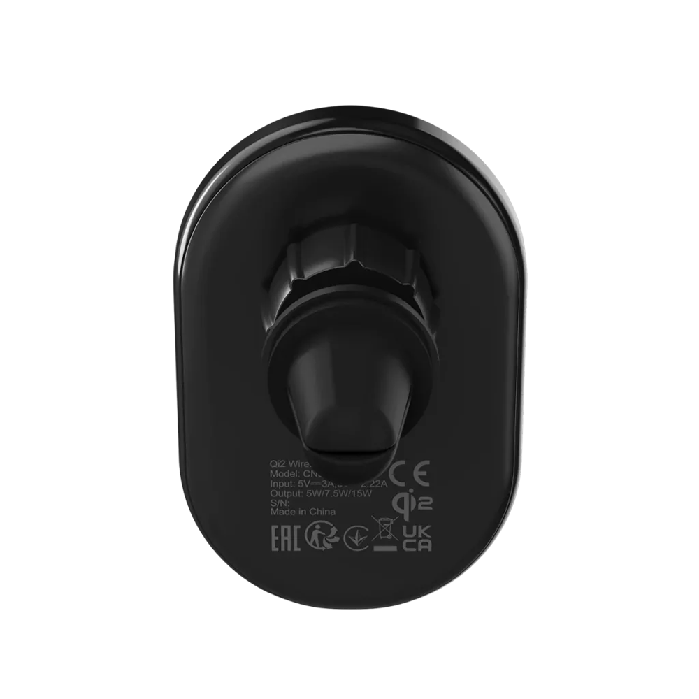 Canyon OnGrip 105 15W Qi2 Wireless Car Charger Black