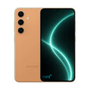 photo of Samsung Galaxy S24 plus orange with mint+ wallpaper