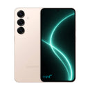 photo of Samsung Galaxy S25 rose gold with mint+ wallpaper