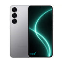 photo of Samsung Galaxy S25 silver with mint+ wallpaper