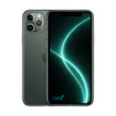 Photo of iPhone 11 Pro green with mint+ wallpaper